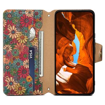 Google Pixel 8a Fire Årstider Pungetui - Forår