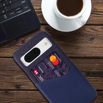 Google Pixel 8a KSQ Cover med Kortholder - Blå