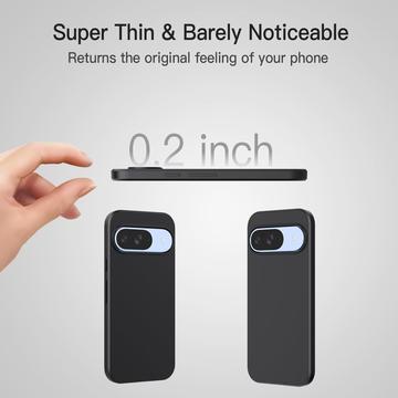 Google Pixel 9/9 Pro Skridsikkert TPU Cover - Sort