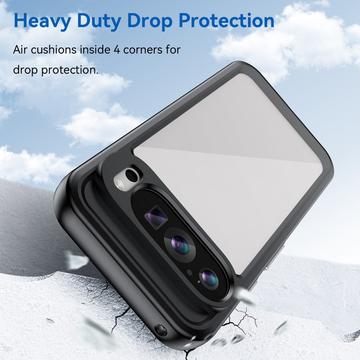Google Pixel 9/9 Pro Anti-Shock Hybrid Cover - Sort