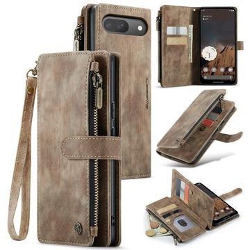 Google Pixel 9/9 Pro Caseme C30 Multifunktionel Pung - Brun