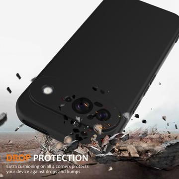Google Pixel 9 Liquid Silikone Cover - MagSafe Kompatibel - Sort
