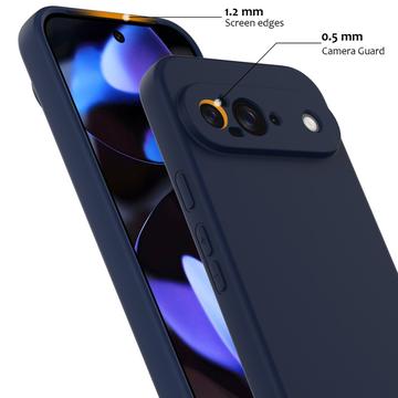 Google Pixel 9 Liquid Silikone Cover - MagSafe Kompatibel - Mørkeblå