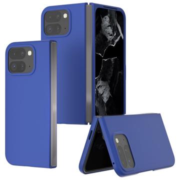 Google Pixel 9 Pro Fold Gummibelagt Plastik Cover - Blå