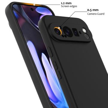 Google Pixel 9 Pro Liquid Silikone Cover - MagSafe Kompatibel - Sort