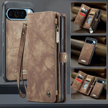 Google Pixel 9 Pro XL Caseme 008 2-i-1 Multifunktionel Pung - Brun