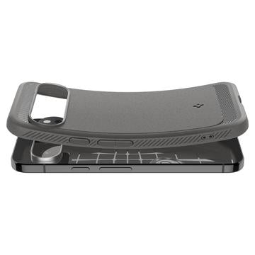 Google Pixel 9 Pro XL Spigen Rugged Armor TPU Cover - Marmor Grå
