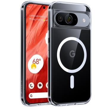 Google Pixel 9/9 Pro Torras X-Shock MagSafe TPU Cover - Gennemsigtig