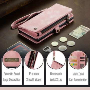 Google Pixel 9a Caseme 008 2-i-1 Multifunktionel Pung - Pink