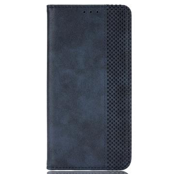 Google Pixel 9a Retro Pung Taske med Magnetisk Lukning - Blå