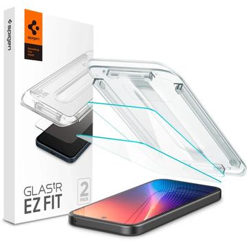 Google Pixel 9a Spigen Glas.tR Ez Fit Skærmbeskyttelse Hærdet Glas - 2 Stk.