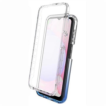 Gradient Series Samsung Galaxy A13 Hybrid Cover - Blå