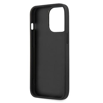 Guess 4G Big Metal Logo iPhone 14 Pro Max Hybrid Cover - Sort