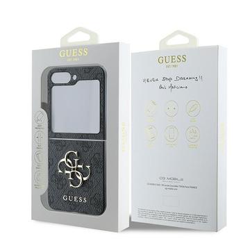 Samsung Galaxy Z Flip6/Z Flip7 FE Guess 4G Big Metal Logo Hybrid Cover - Sort