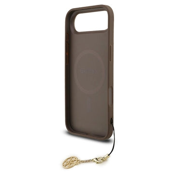 iPhone Air Guess 4G Charm Hybrid Cover - MagSafe-kompatibel - Brun