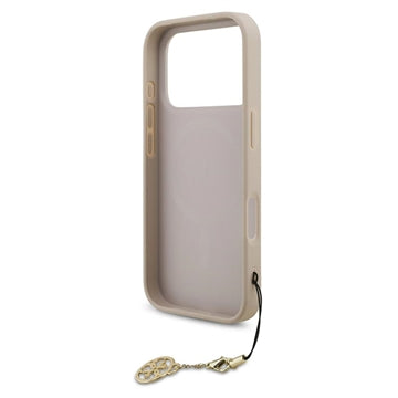 iPhone 17 Pro Guess 4G Charm Hybrid Cover - MagSafe-kompatibel - Pink