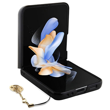 Samsung Galaxy Z Flip5 Guess 4G Charms Collection Hybrid Cover - Brun