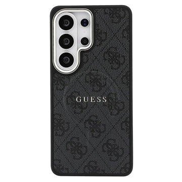 Samsung Galaxy S26 Ultra Guess 4G Gold Frame Cover - MagSafe-kompatibelt - Sort
