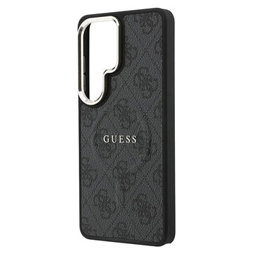 Samsung Galaxy S26 Ultra Guess 4G Gold Frame Cover - MagSafe-kompatibelt - Sort