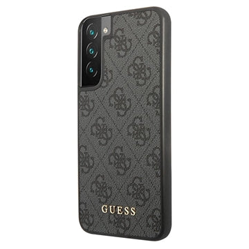 Guess 4G Metal Gold Logo Samsung Galaxy S23 5G Hybrid Cover - Grå