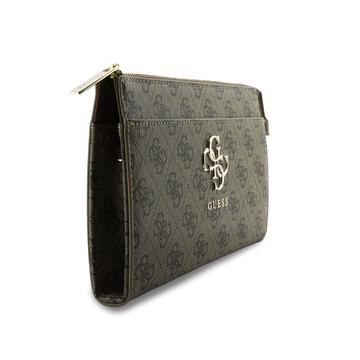 Guess 4G Metal Logo Universal telefonetui med skulderrem - Brun