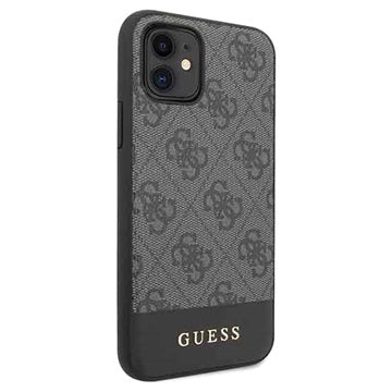 Guess 4G Stripe iPhone 11 Hybrid Cover - Grå
