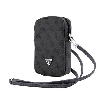 Guess 4G Triangle Logo Smartphone Skuldertaske - Sort