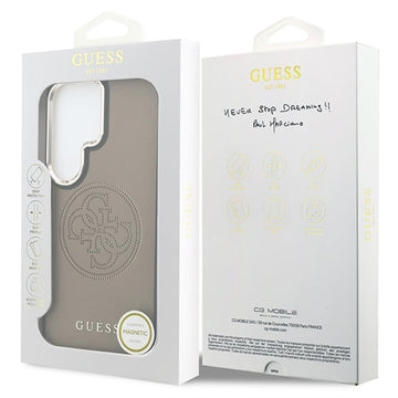 Samsung Galaxy S26 Ultra Guess Perforated 4G Logo Cover - MagSafe-kompatibelt - Brun