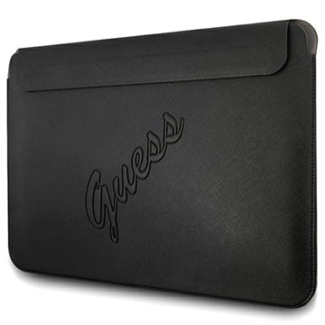 Guess Saffiano Sleeve til Bærbar, Tablet - 13" - Sort