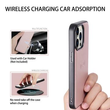 Hanman Miro2 iPhone 14 Pro Pung Cover - Rødguld