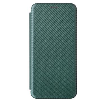 HTC Desire 22 Pro Pung Cover- Kulfiber - Grøn