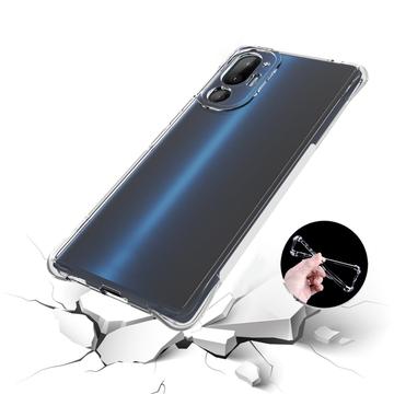 HTC U24 Pro Stødtæt TPU Cover - Gennemsigtig