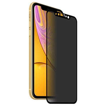 Hat Prince Anti-Spy iPhone XR / iPhone 11 Skærmbeskyttelse Hærdet Glas - Privatliv