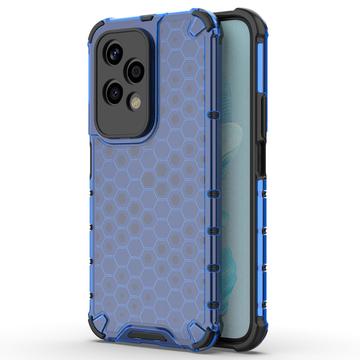 Honor 200 Lite Honeycomb Armored Hybrid Cover - Blå