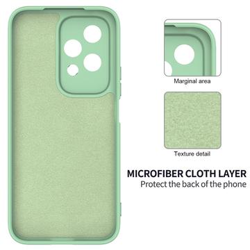 Honor 200 Lite Liquid Silikone Cover med Strop - Grøn