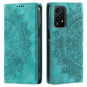 Honor 200 Lite Mandala Series Etui med Pung - Grøn