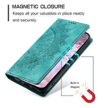 Honor 200 Lite Mandala Series Etui med Pung - Grøn
