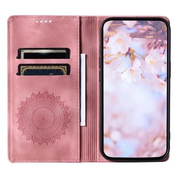 Honor 200 Lite Mandala Series Etui med Pung - Rødguld