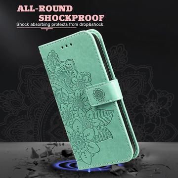 Honor 200 Mandala Series Etui med Pung - Grøn
