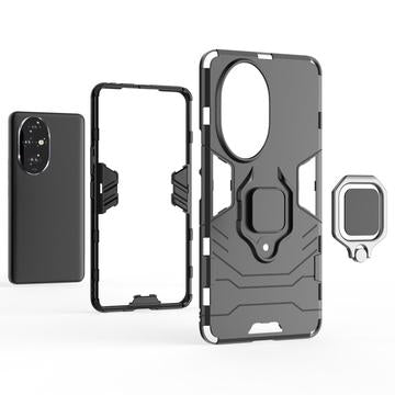 Honor 200 Pro Hybrid Cover med Ring Holder - Blå