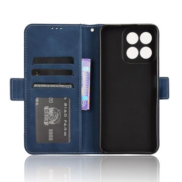 Honor 200 Smart/X7c 4G/5G Kortholder Pung Etui - Blå