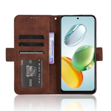 Honor 200 Smart/X7c 4G/5G Kortholder Pung Etui - Brun