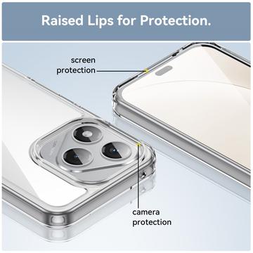 Honor 400 Lite/X70i Anti-Shock Hybrid Cover - Gennemsigtig