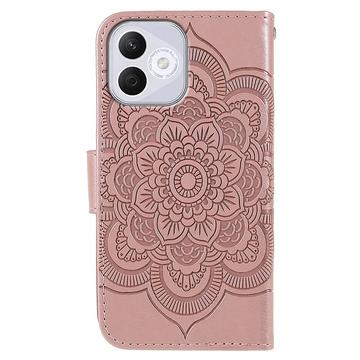 Honor 400 Lite Mandala Series Etui med Pung - Rødguld