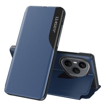 Honor 400 Pro Smart Clear View Flip Cover - Blå