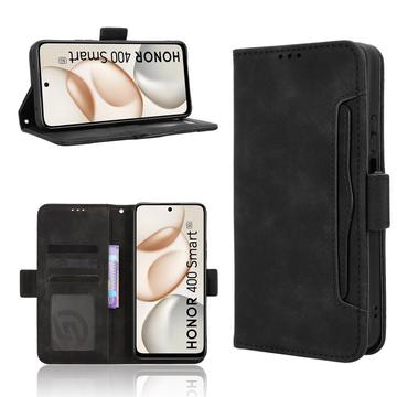 Honor 400 Smart 5G/4G/X7d 4G Kortholder Pung Etui - Sort