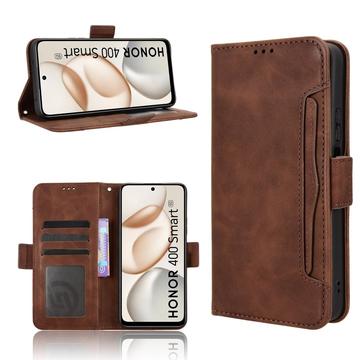 Honor 400 Smart 5G/4G/X7d 4G Kortholder Pung Etui - Brun