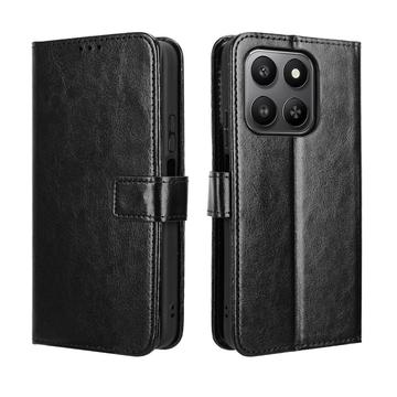 Honor 400 Smart 5G/4G/X7d 4G Pung Etui med Stativ - sort