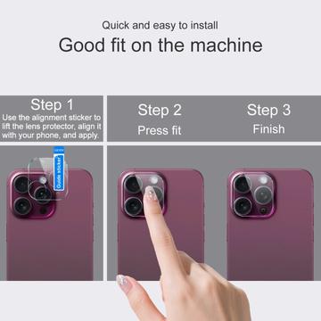 Honor 500 Imak 2-i-1 HD Kamera Linse Hærdet Glas