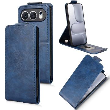 Honor 500 lodret flip-etui med stativ - mørkeblå